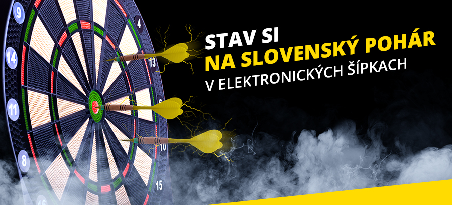 Stav si na slovenský pohár v elektronických šípkach!