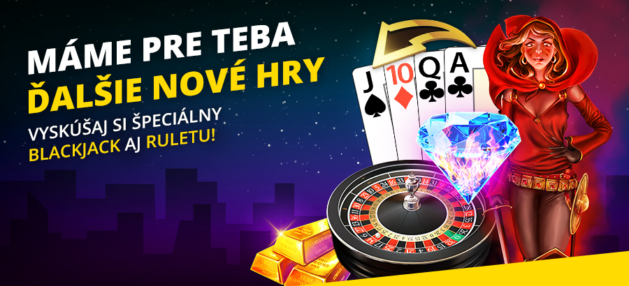 Roztoč to s novými hrami v našom Casine!