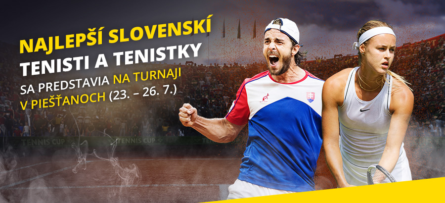 Stav si na súboje najlepších slovenských tenistov a tenistiek!