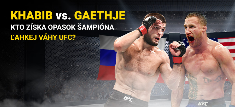 Stav si na UFC 254 s titulovým zápasom Khabib vs. Gaethje!