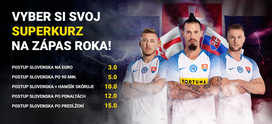 Stav si na postup Slovenska na EURO s atraktívnymi superkurzami!