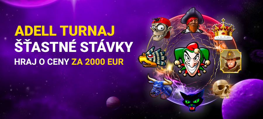 Hraj víkendové turnaje s Adell o 3 000 eur!