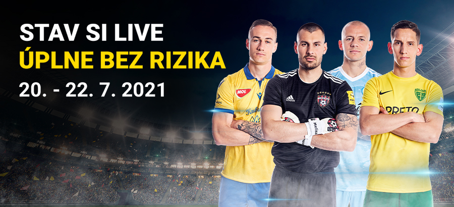 Stav si LIVE úplne bez rizika!