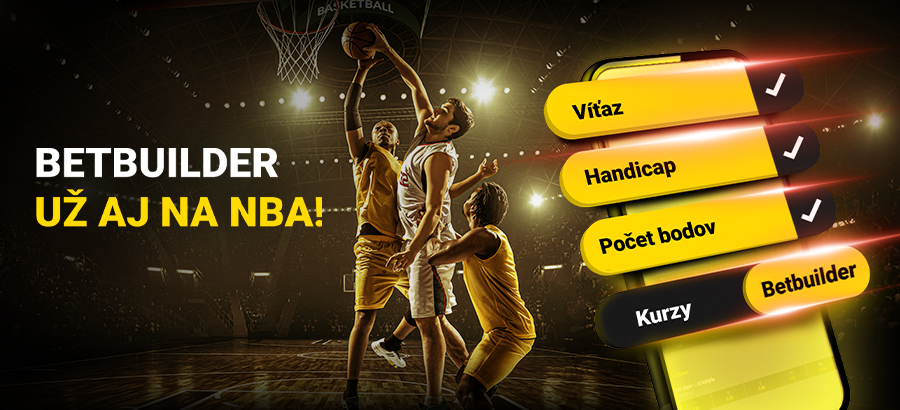 Stav si s BetBuilderom už aj na NBA!