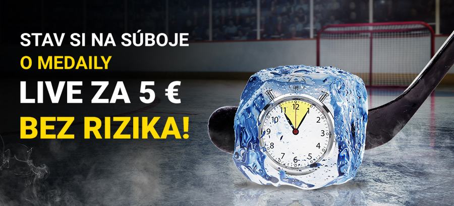 Stav si na súboje o medaily LIVE úplne bez rizika!