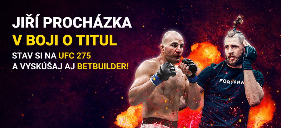 Vyskladaj si vlastnú BetBuilder stávku na súboje UFC 275!