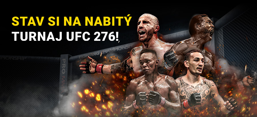 Stav si na titulové bitky turnaja UFC 276!
