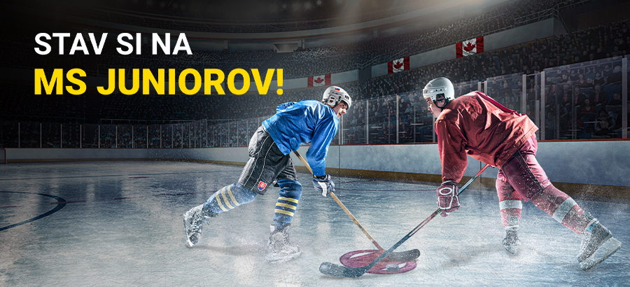 Juniorský hokejový šampionát je tu! Vyber si z našej nadupanej kurzovej ponuky!