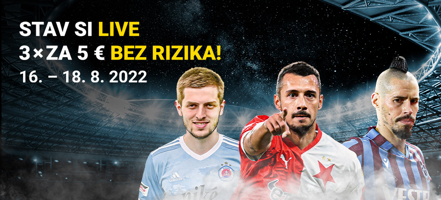 Stav si na play-off európskych pohárov LIVE bez rizika!