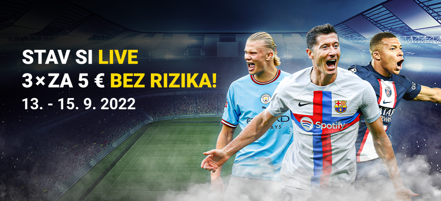 Stav si na pohárové šlágre LIVE bez rizika!