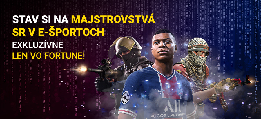 Stav si na majstrovstvá Slovenska v elektronických športoch!