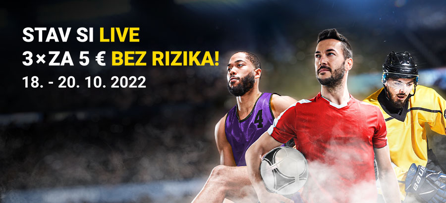 Stav si LIVE počas troch dní úplne bez rizika!