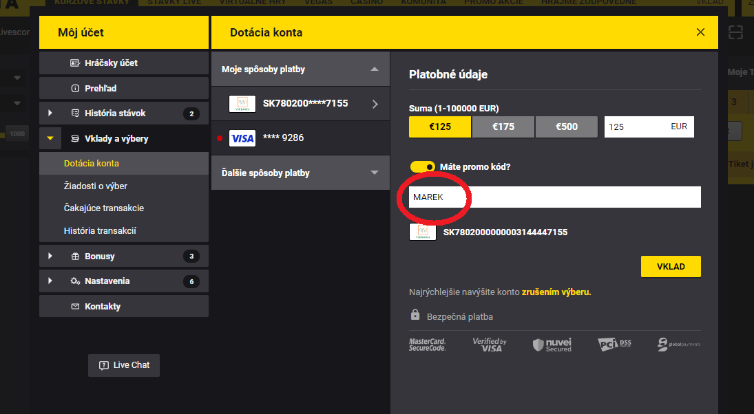 Screenshot Marekova rozlúčka Promo kód