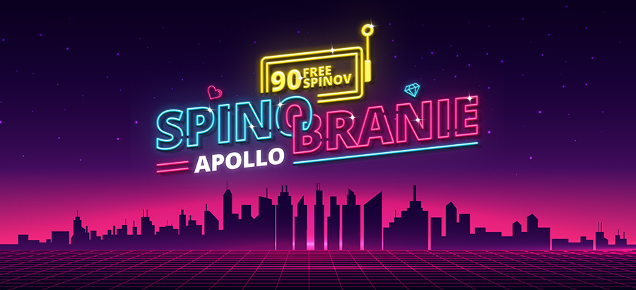 Zabav sa a získaj 90 free spinov so spinobraním Apollo