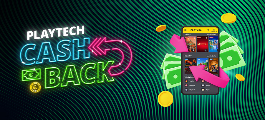 Získaj naspäť 33 % na hrách Playtech!