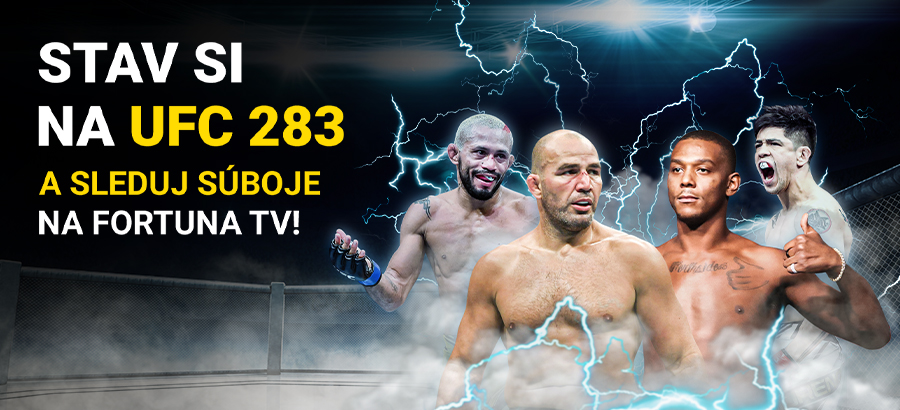 Stav si na turnaj UFC 283 a sleduj všetky súboje na Fortuna TV!