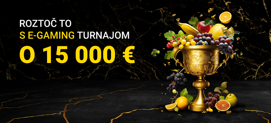Zabav sa s E-Gaming turnajom o 15 000 eur!