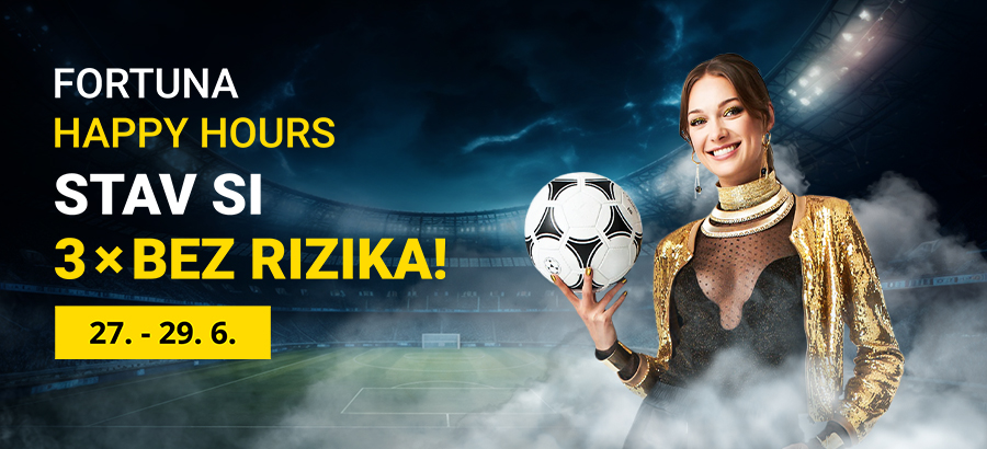 Stav si s Fortunou 3 x bez rizika!