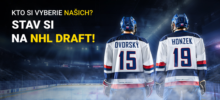 Kto si vyberie Dvorského či Honzeka? Stav si na NHL draft!