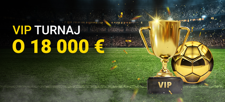 Aj v októbri je tu obľúbený VIP turnaji o ceny za 18 000!