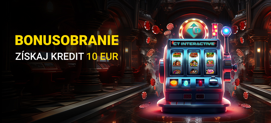 Vytoč si každý deň kredit 10 eur s hrami CT Interactive!