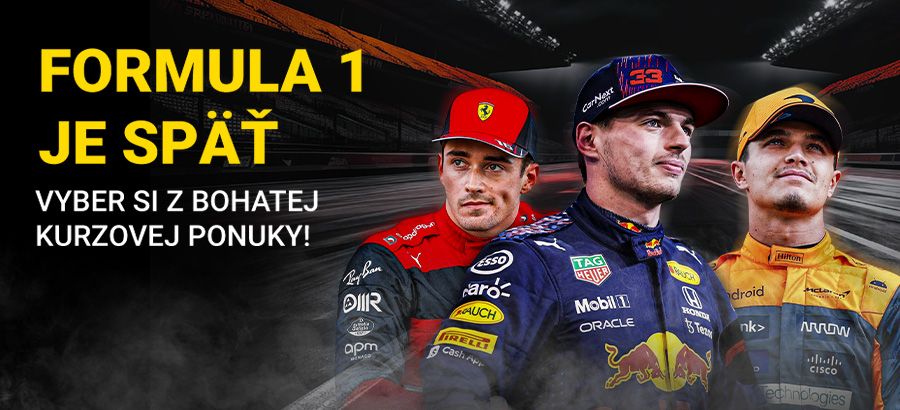 Štartuje nová sezóna F1! Využi našu bohatú kurzovú ponuku a stav si!