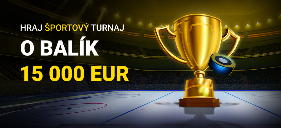 Vyhraj skvelé ceny z balíka 15 000 eur v Športovom turnaji!