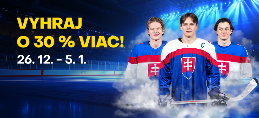 Fandi našim na MS U20 a vyhraj až o 30 % viac!