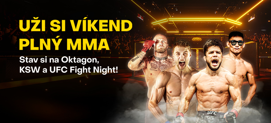 Stav si na zápasy Oktagonu, KSW a UFC Fight Night!