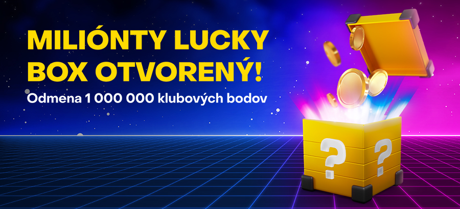 Otvoril miliónty Lucky box a získal odmenu 1 000 000 bodov!