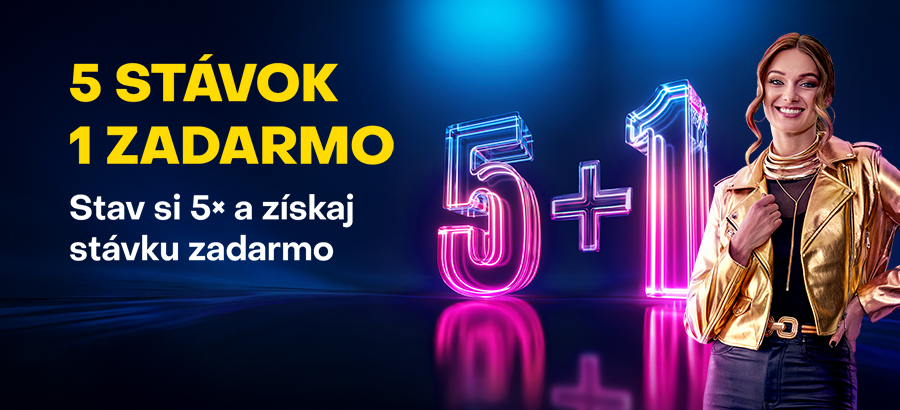 5+1 pokračuje, získaj stávky zadarmo počas celého leta!