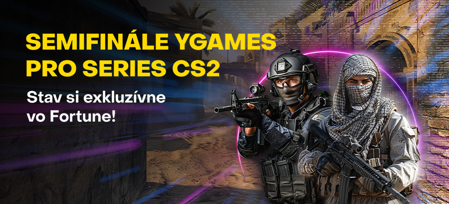 Stav si na semifinále YGames PRO Series a sleduj zápasy naživo!