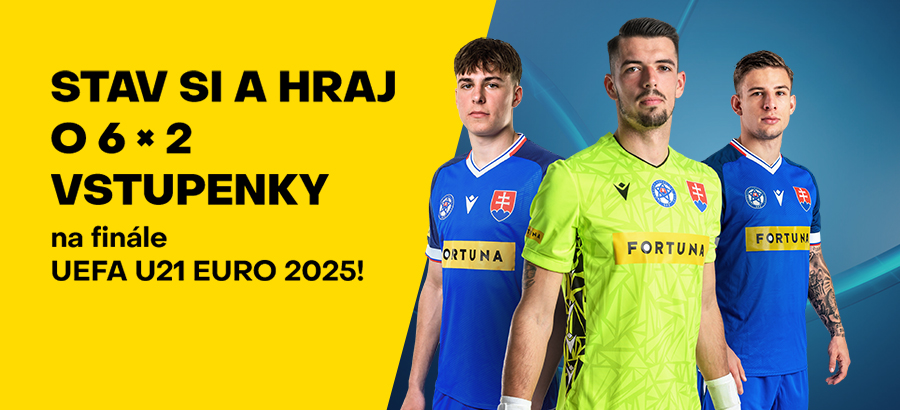 Poznáme výhercov vstupeniek na finále UEFA U21 EURO 2025!