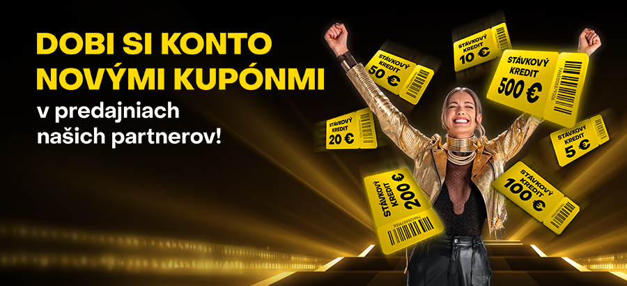 Dobi si svoje konto novými kupónmi na 900+ predajných miestach!