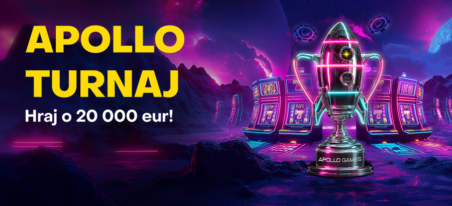 V Apollo turnaji rozdáme až 5 000 cien za 20 000 eur!