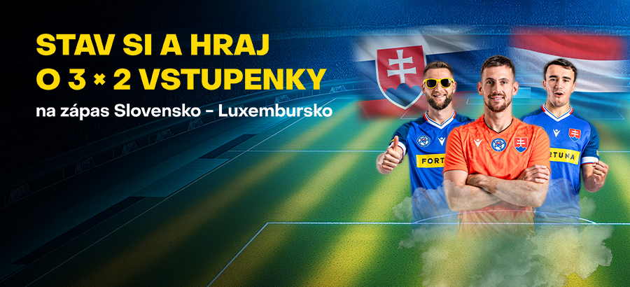 Poznáme výhercov vstupeniek na zápas Slovensko – Luxembursko!