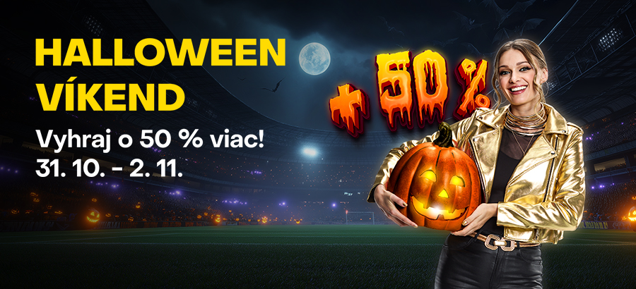 Vyhraj počas Halloweenského víkendu vo Fortune až o 50 % viac!