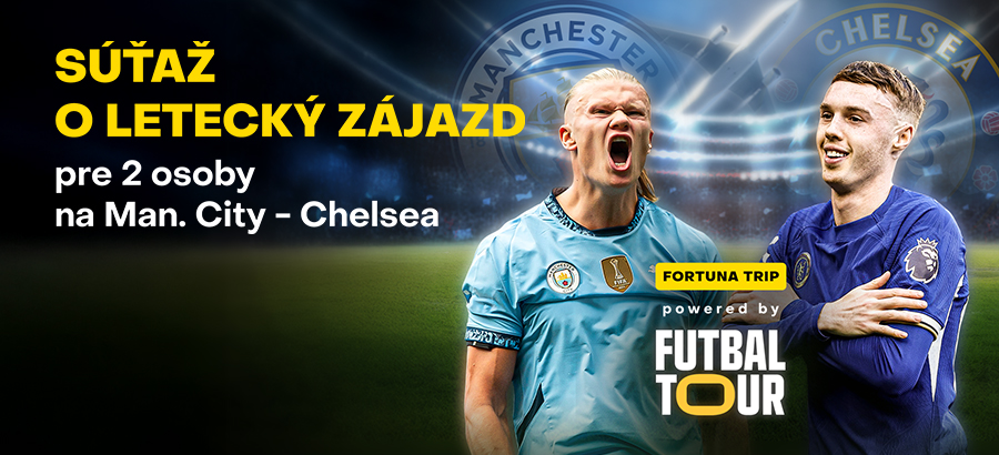 Hraj s Fortunou a FutbalTourom o letecký zájazd na šláger Premier League!