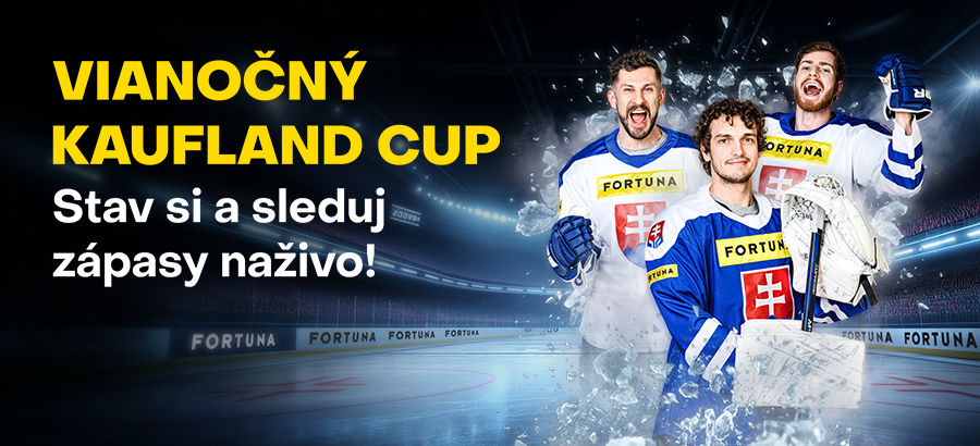 Stav si na Vianočný Kaufland Cup a sleduj zápasy na Fortuna TV!